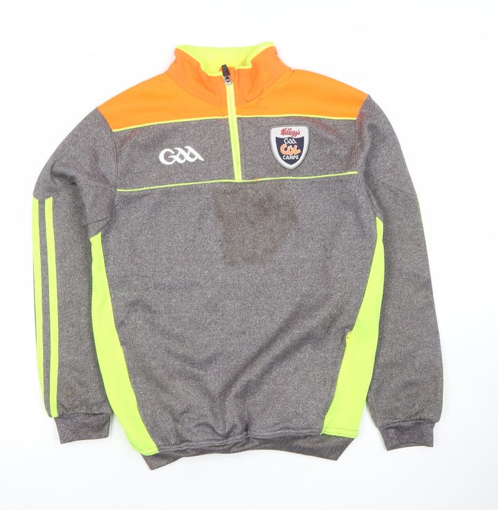 O'Neills Boys Grey Neon Full Zip Sweatshirt 3 Years Kellogg’s GAA Cool Camps