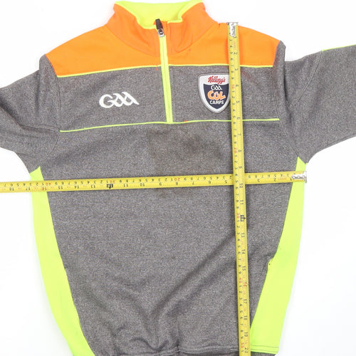 O'Neills Boys Grey Neon Full Zip Sweatshirt 3 Years Kellogg’s GAA Cool Camps