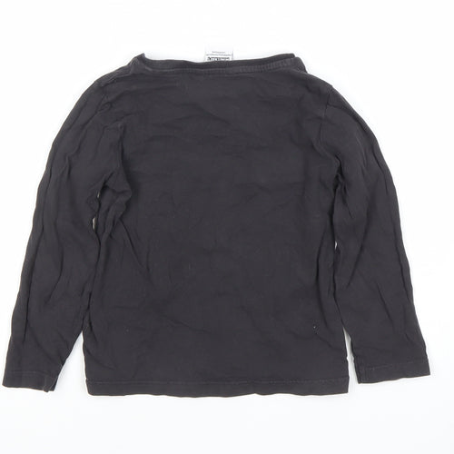 Marks and Spencer Boys Black Minecraft Long Sleeve T-Shirt 4-5 Years