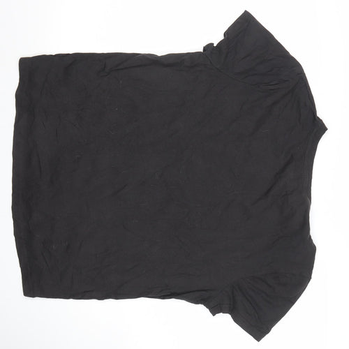 Disney Womens Black Fantasia Mickey Mouse Nightshirt L T-Shirt Style