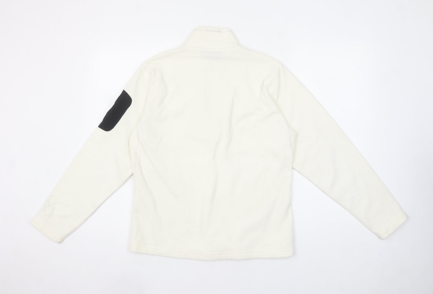Craghoppers Women Ivory Fleece Half Zip Pullover Sweatshirt UK 12