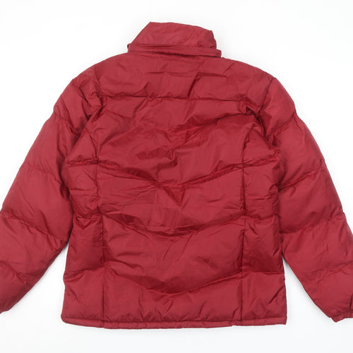 MAITESI Classics Women's Red Puffer Jacket M Regular Fit Winter Coat