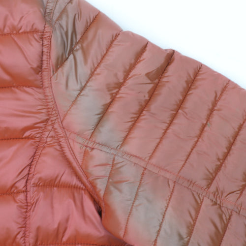 Barbour Women’s Brown Size 12 Puffer Jacket Quilted Full Zip