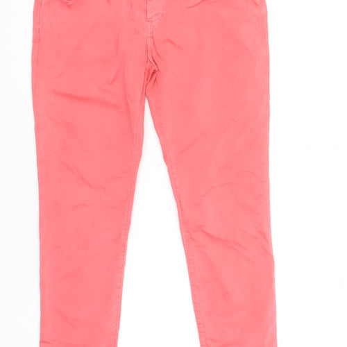 Zara Woman Pink Slim Fit Mid Rise Skinny Jeans Size 12