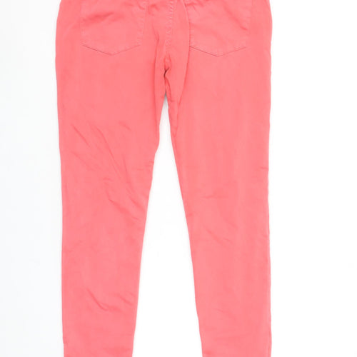 Zara Woman Pink Slim Fit Mid Rise Skinny Jeans Size 12