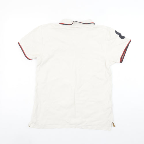 Liverpool FC Boys White Polo Shirt 11-12 Years Football Embroidered Logo