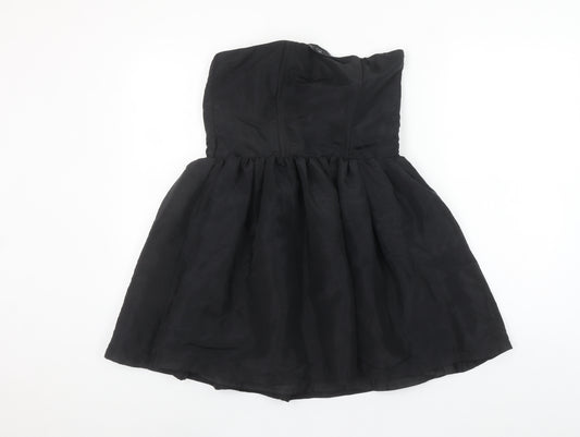 Generation Girls Black Strapless A-Line Party Dress Age 13