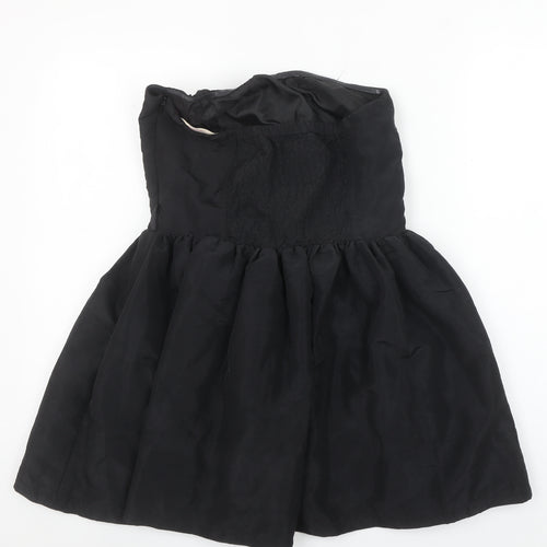 Generation Girls Black Strapless A-Line Party Dress Age 13
