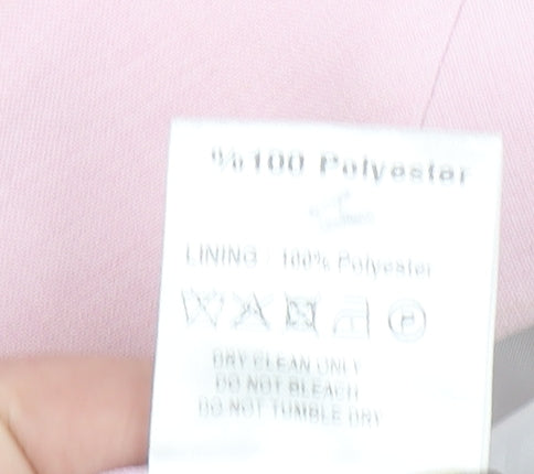 Jaded London Men's Pink and Brown Single-Breasted Classic Blazer Size 40R