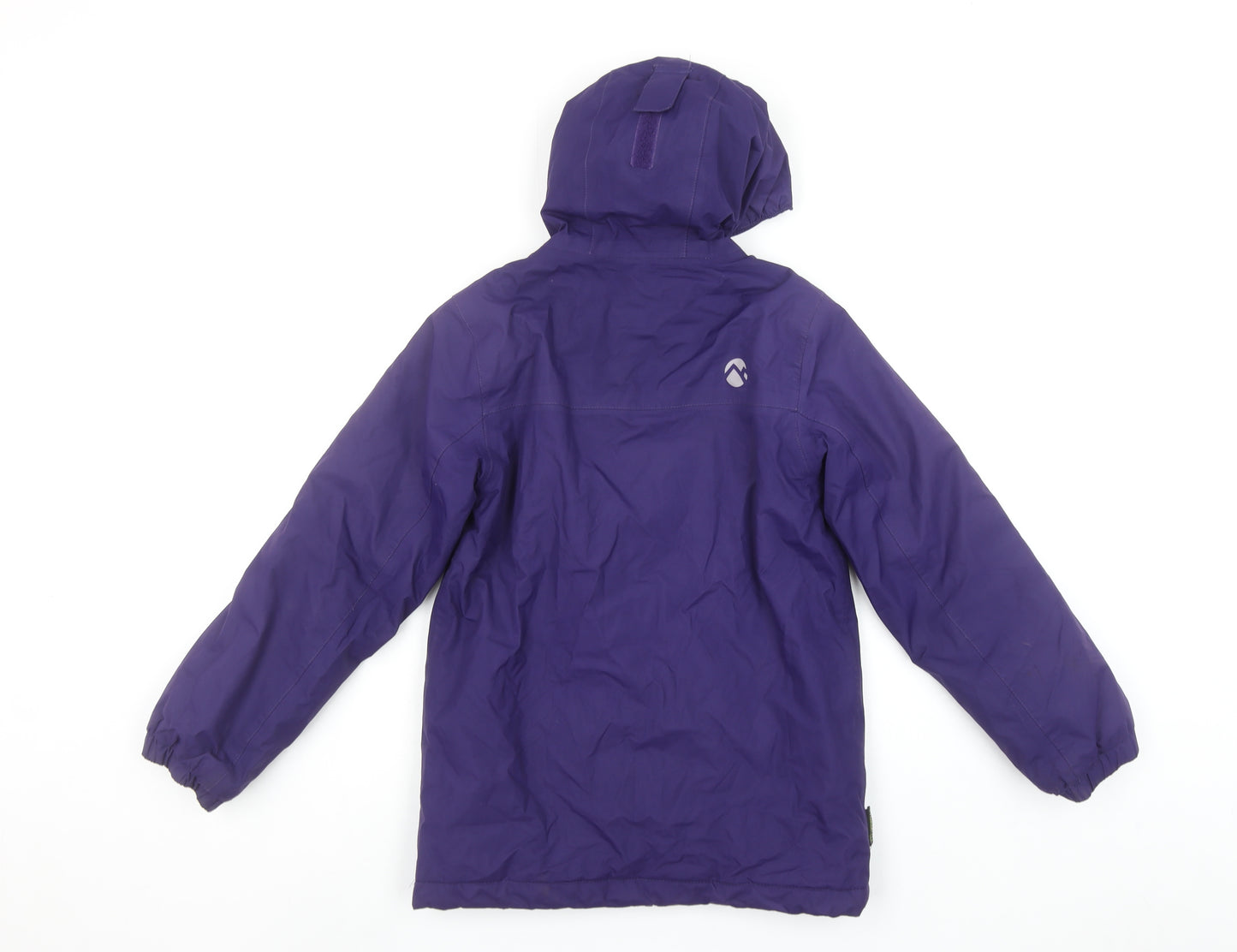 Gelert Girls Purple Hooded Puffer Jacket 9-10 Years Waterproof Winter Coat