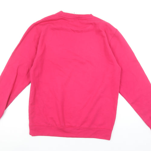 Gymmama Pink Women's Medium Pullover Sweatshirt Shut Up And Squat