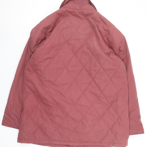 Klass Women’s Pink Quilted Mid-Length Jacket XL
