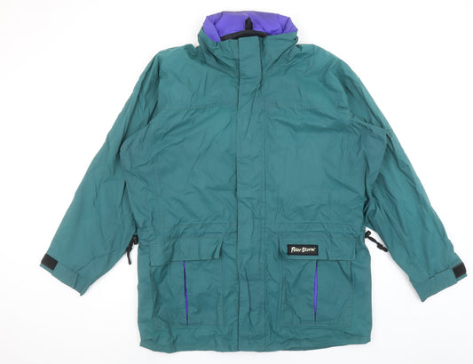 Hutson Harbour Mens M Blue Midweight Fleece Jacket – Preworn