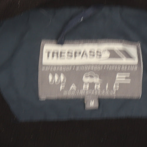 Trespass Men's Blue Waterproof Hooded Mid-Length Jacket M