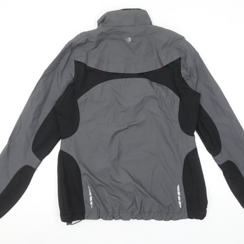 MPG Womens Grey Lightweight Windbreaker Jacket Size 12