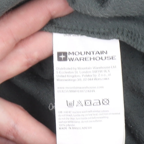Mountain Warehouse Women Khaki Fleece Pullover Sweatshirt Size L 1/2 Zip