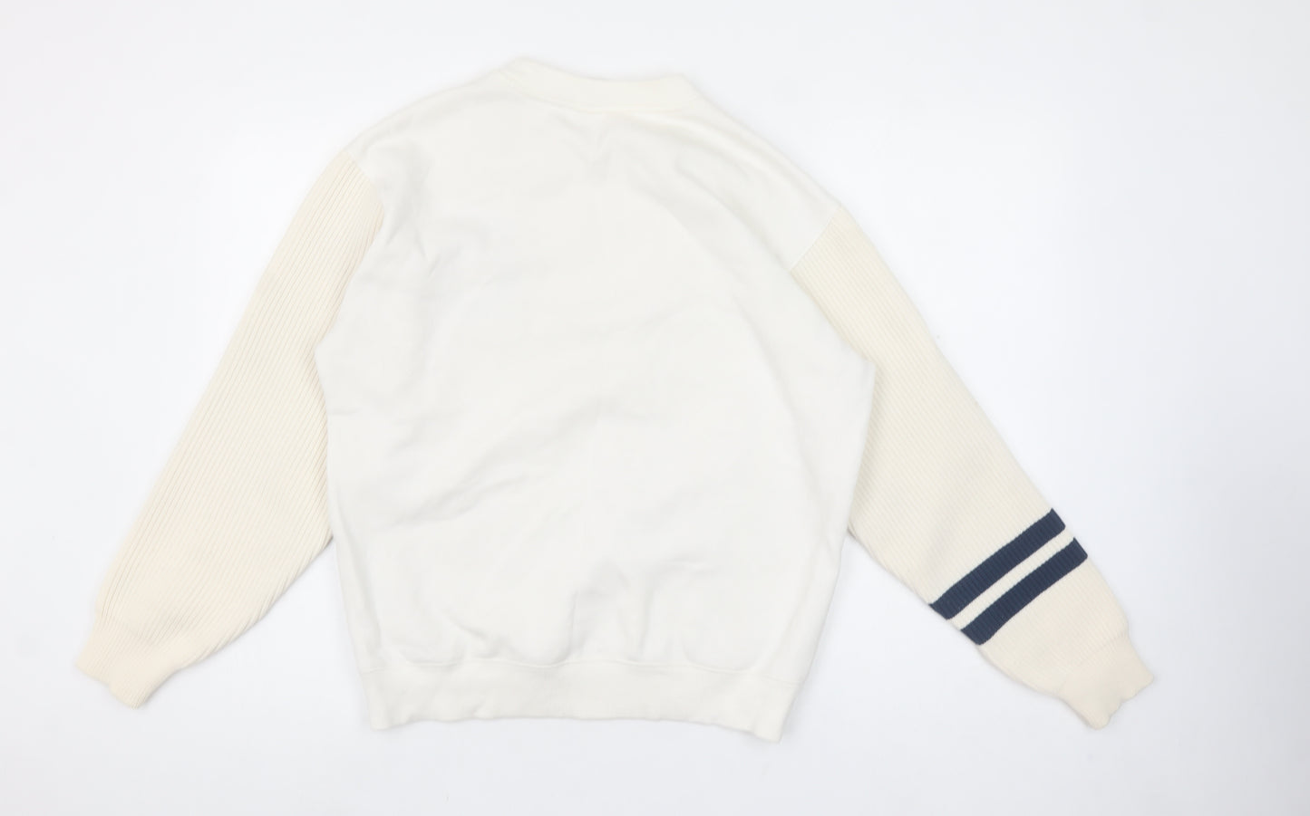 Champion Men's Beige XS Sweatshirt Crew Neck Logo Pullover