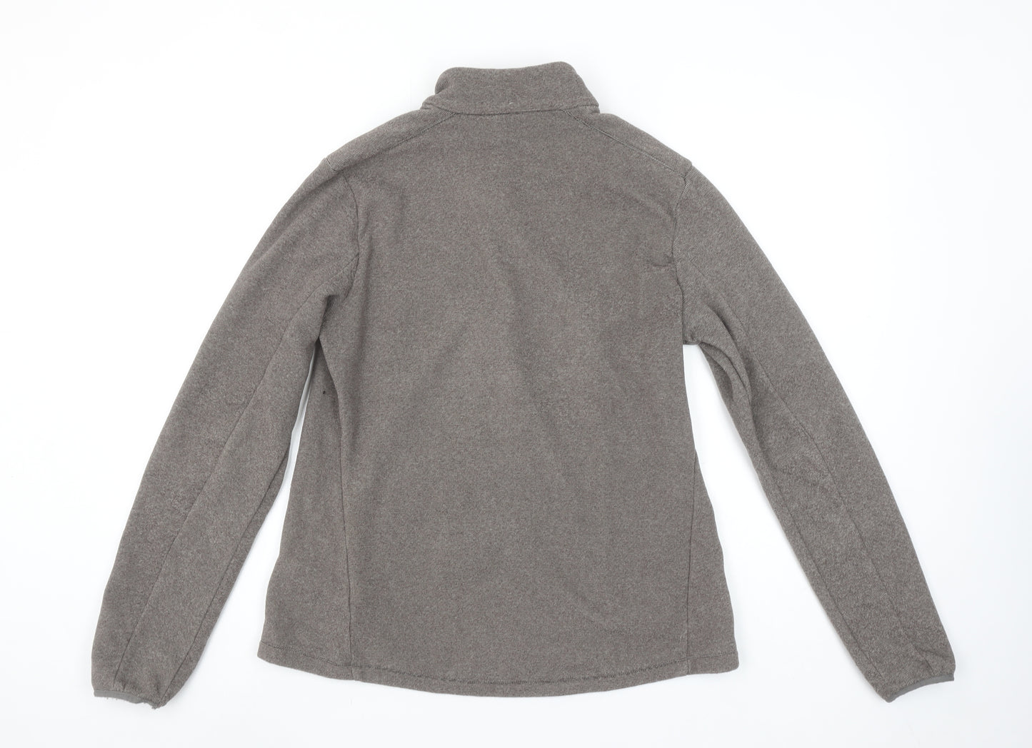 Quechua Womens Grey 1/2 Zip Fleece Pullover Sweatshirt 2XL