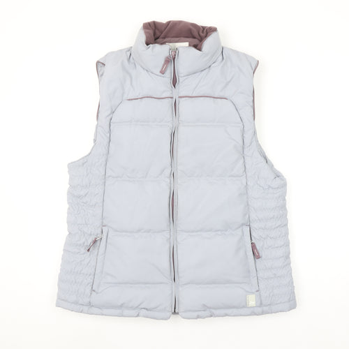 Quechua Women Grey 14 Puffer Ski Spirit Insulated Waistcoat