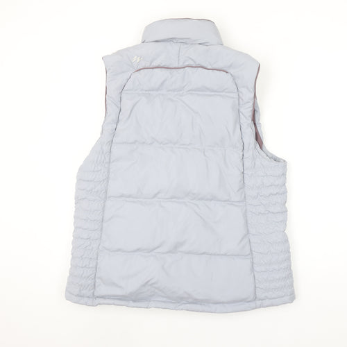 Quechua Women Grey 14 Puffer Ski Spirit Insulated Waistcoat