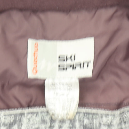 Quechua Women Grey 14 Puffer Ski Spirit Insulated Waistcoat