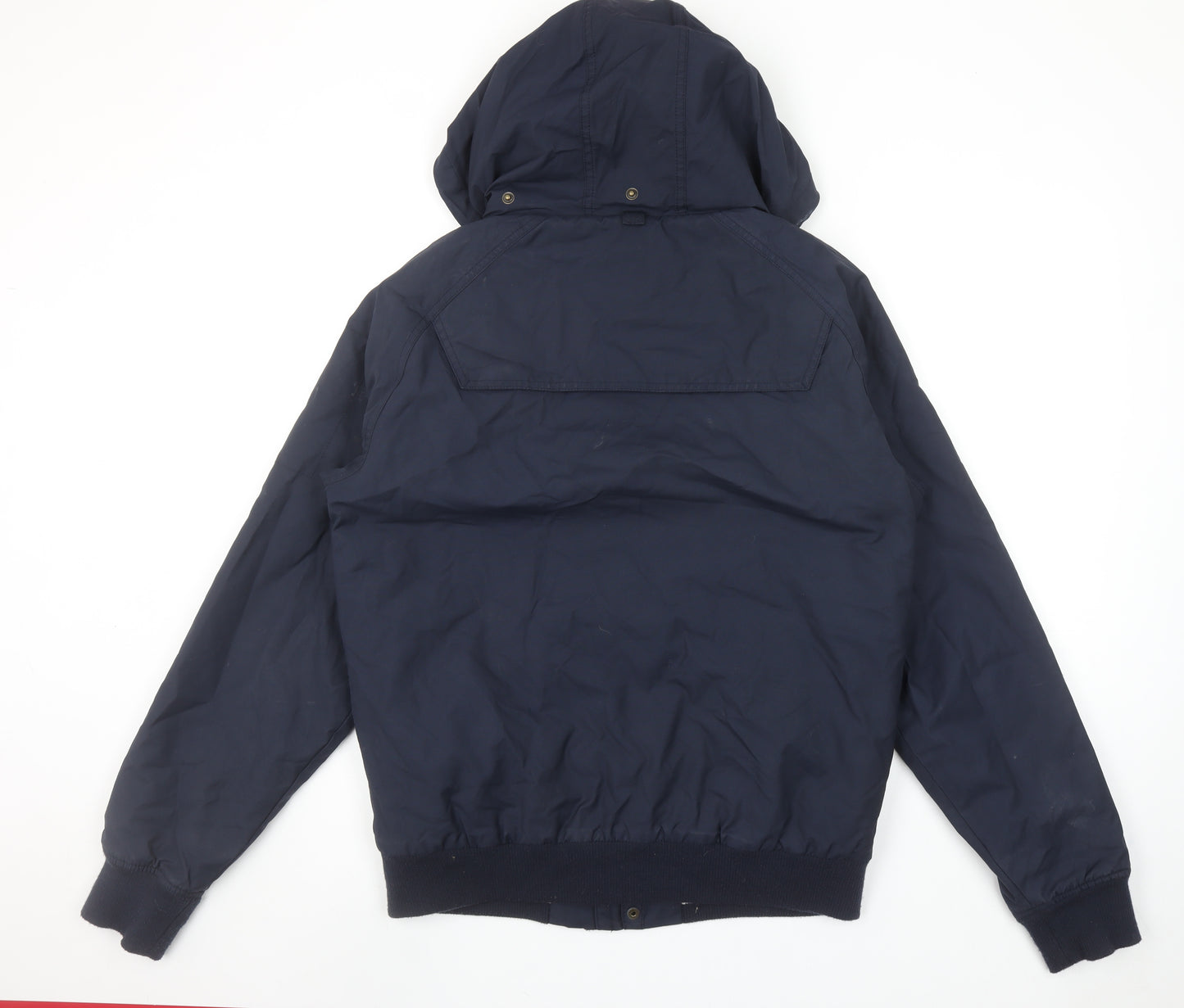 Fat Face Men's Blue Hooded Lightweight Windbreaker Jacket Medium