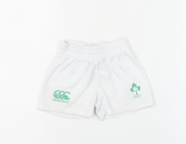 Canterbury Unisex Baby White 12 Months Sports Shorts IRFU Rugby