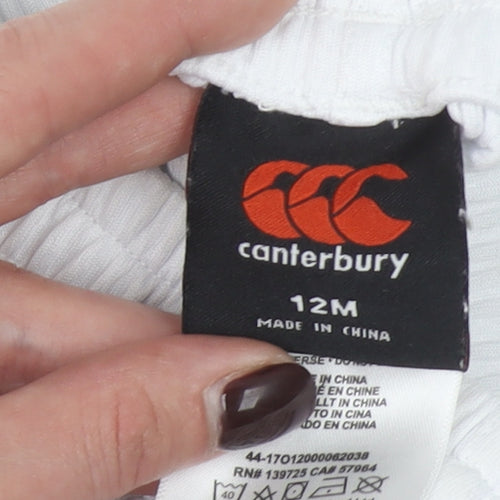 Canterbury Unisex Baby White 12 Months Sports Shorts IRFU Rugby