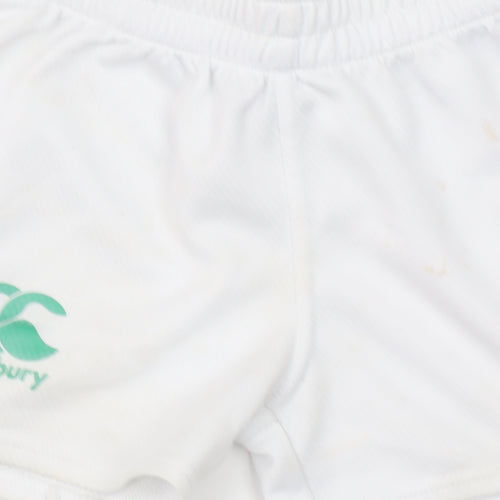 Canterbury Unisex Baby White 12 Months Sports Shorts IRFU Rugby