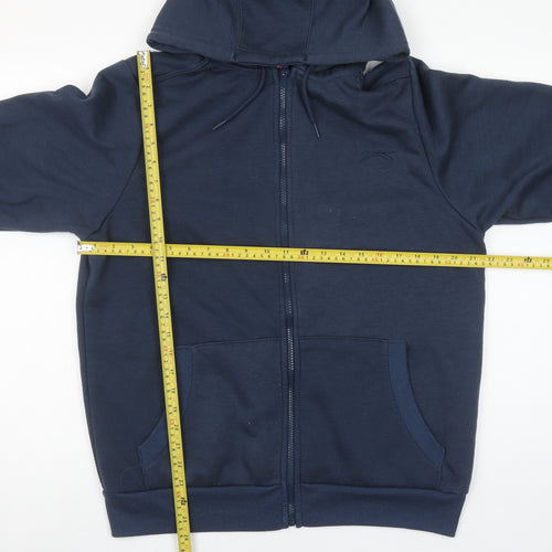 Slazenger Mens Blue Full Zip Hoodie Size M Regular Fit