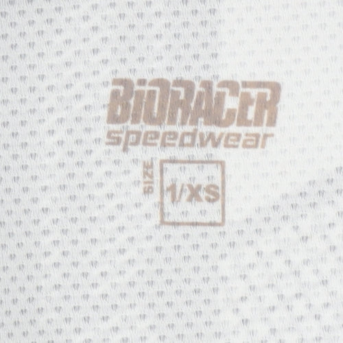 Bioracer Men's Black XS Short Sleeve Cycling Jersey Zip Top