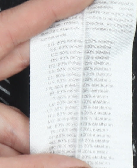 Bioracer Men's Black XS Short Sleeve Cycling Jersey Zip Top