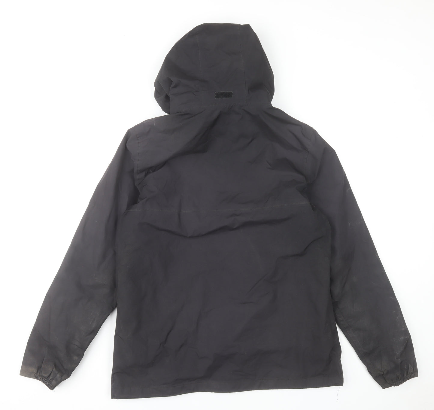 Freedom Trail Women's Black Hooded Waterproof Parka Jacket Size 12