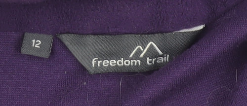 Freedom Trail Women's Black Hooded Waterproof Parka Jacket Size 12