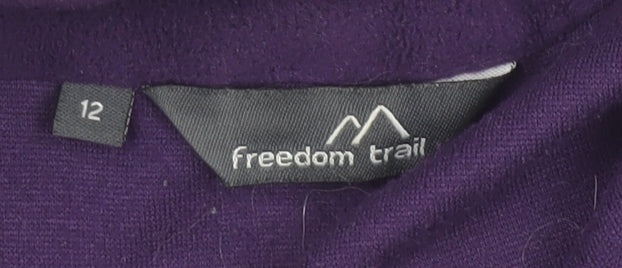 Freedom Trail Women's Black Hooded Waterproof Parka Jacket Size 12