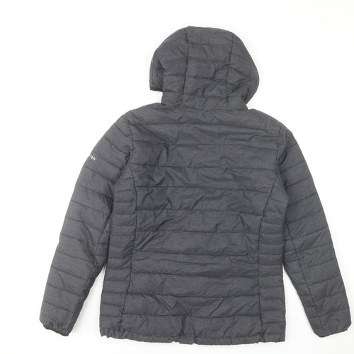 The Athlete's Foot Women's Grey Hooded Puffer Jacket Size M