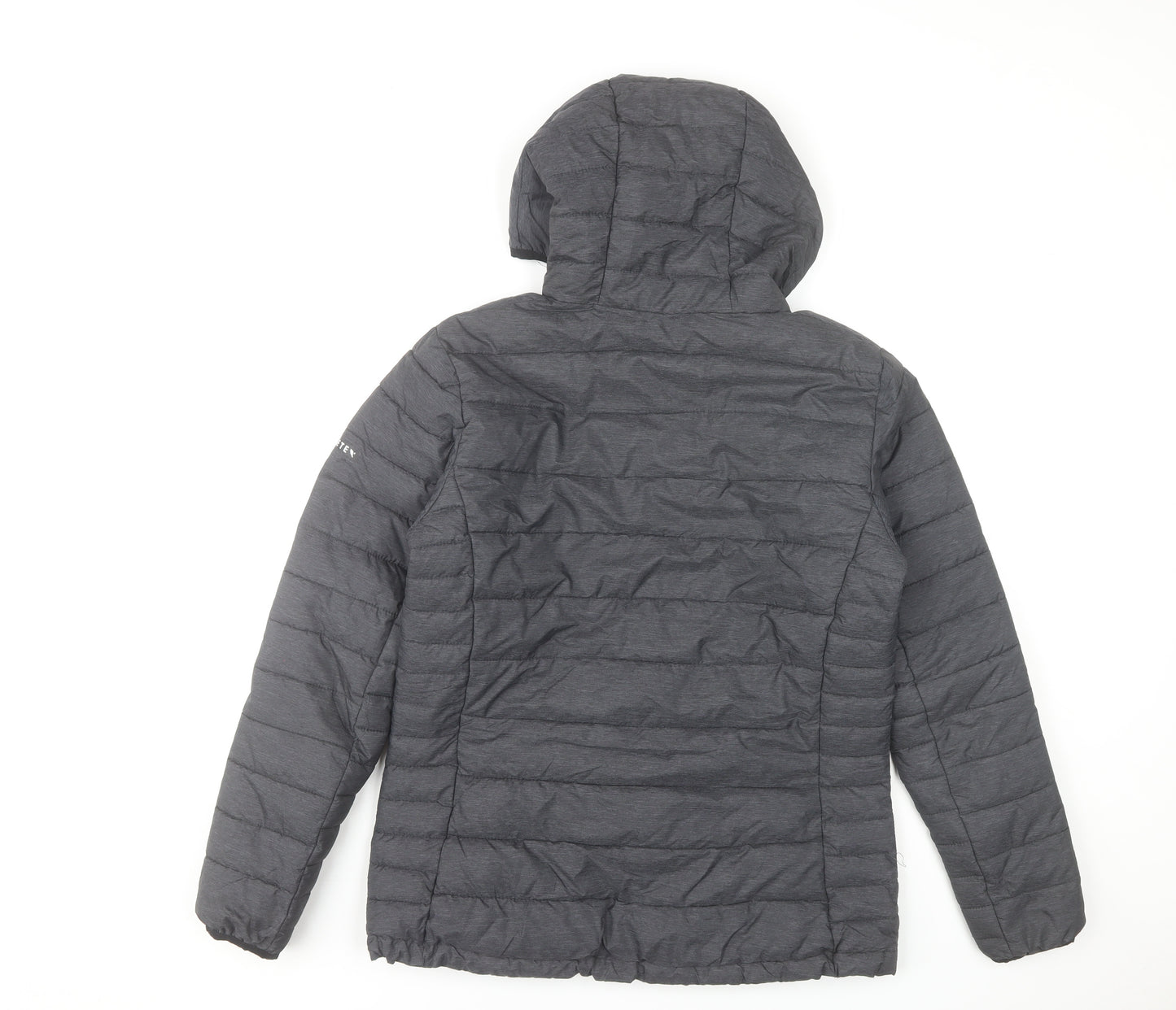 The Athlete's Foot Women's Grey Hooded Puffer Jacket Size M