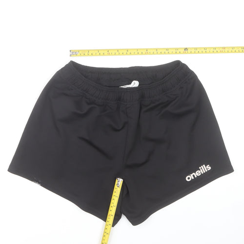 O'Neills Men's Black 28in Athletic Shorts Moisture Wicking Polyester