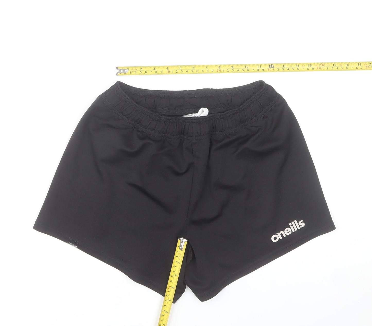 O'Neills Men's Black 28in Athletic Shorts Moisture Wicking Polyester