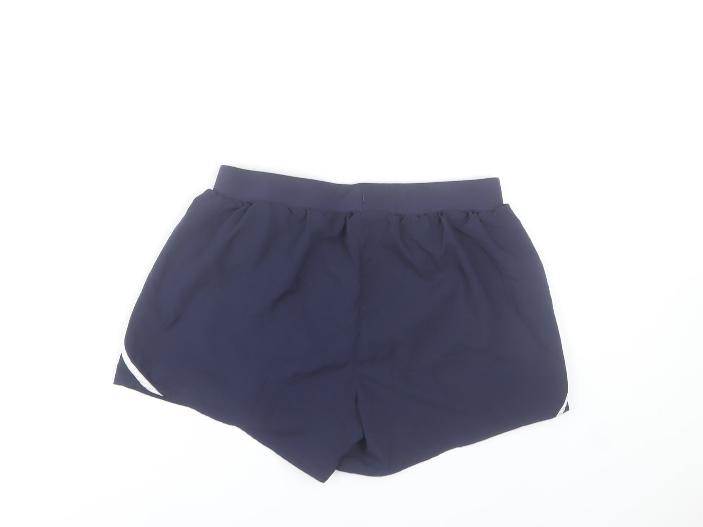 Under Armour Womens Navy HeatGear Athletic Shorts - Small