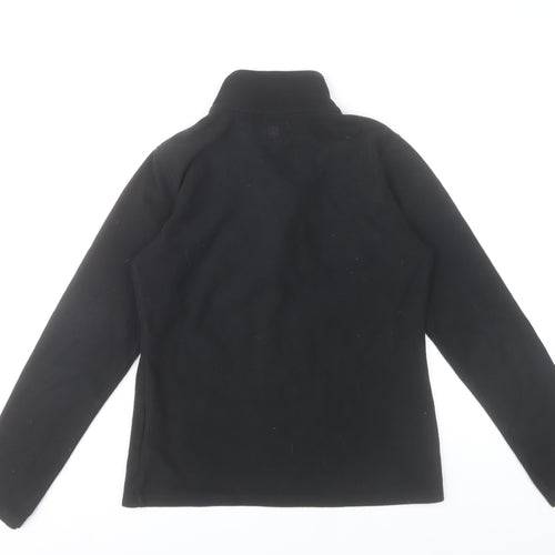Mountain Warehouse Women’s Black Fleece 1/2 Zip Pullover Sweatshirt S