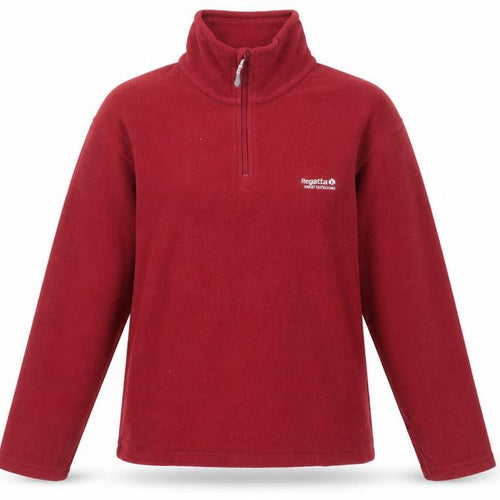 Regatta Women Red XS Fleece Pullover Sweatshirt 1/4 Zip