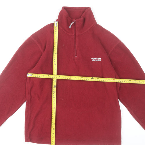 Regatta Women Red XS Fleece Pullover Sweatshirt 1/4 Zip