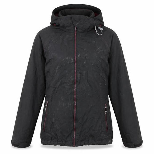 Regatta Womens Black Waterproof Hooded Rain Jacket UK 10