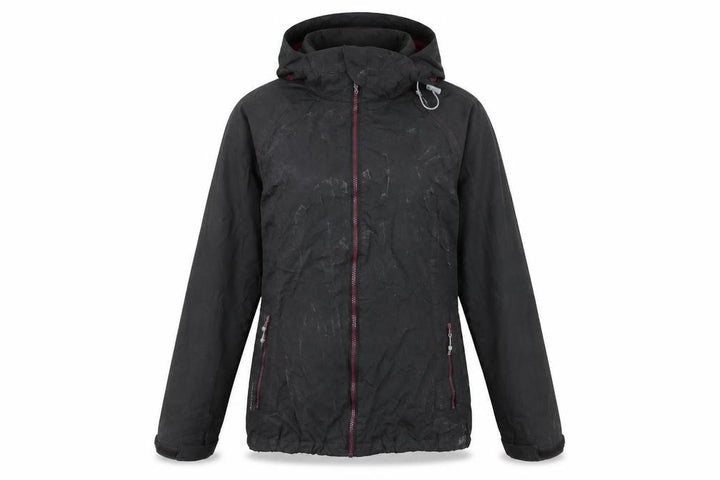 Regatta Womens Black Waterproof Hooded Rain Jacket UK 10