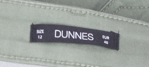 Dunnes Women’s Green Cropped Mid Rise Stretch Jeans Size 12