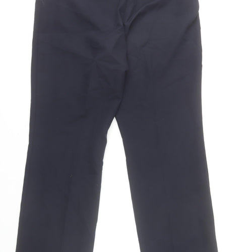 Gerry Weber Women's Black Classic Fit Straight Leg Trousers Size 16R