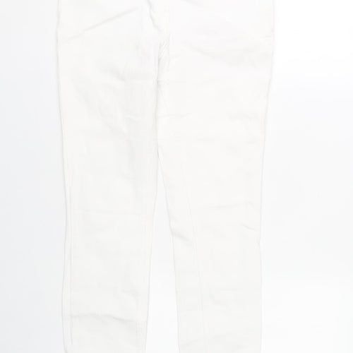 Next Women’s White Skinny Jeans Size 10 Regular Cotton Stretch