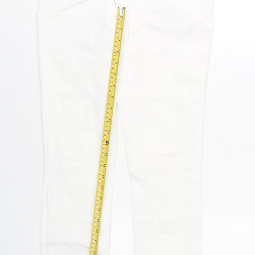 Next Women’s White Skinny Jeans Size 10 Regular Cotton Stretch