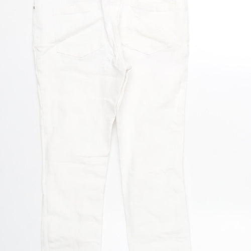 Next Women’s White Skinny Jeans Size 10 Regular Cotton Stretch